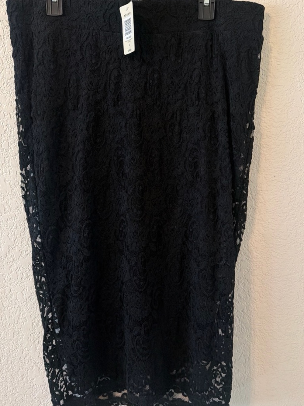 Classic Black Lace Pencil Skirt - Elegant Everyday Style
